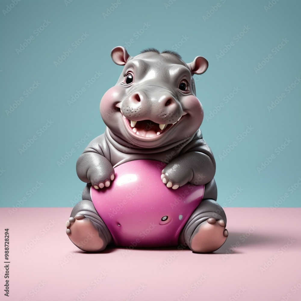 Playful Baby Hippo Playful Baby Hippo