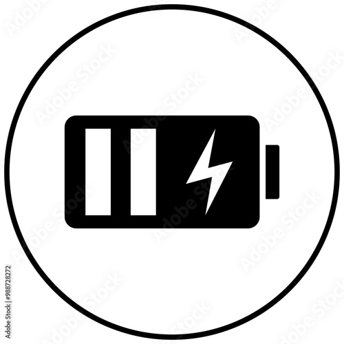 Charge Battery vector icon. Can be used for Battery and Power iconset.
