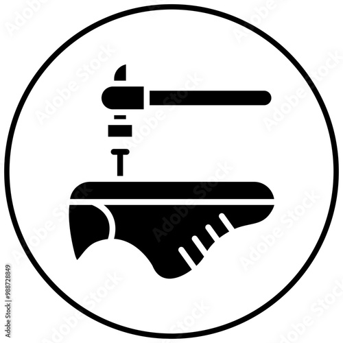 Shoemaker vector icon. Can be used for Shoemaker iconset.