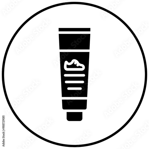 Polish Tube vector icon. Can be used for Shoemaker iconset.
