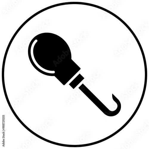 Hook vector icon. Can be used for Shoemaker iconset.