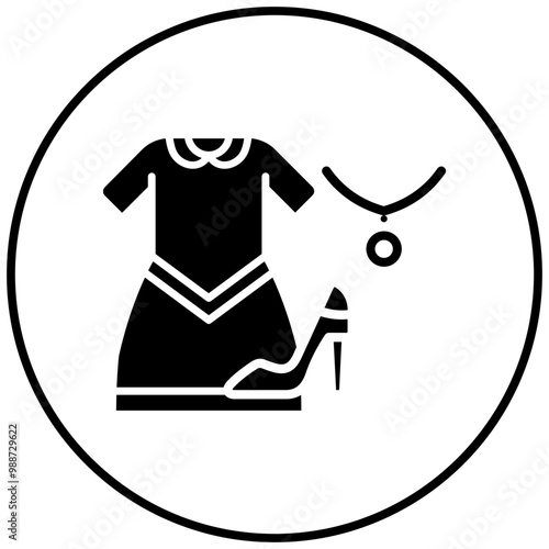 Fashion vector icon. Can be used for Art and Craft Supplies iconset.