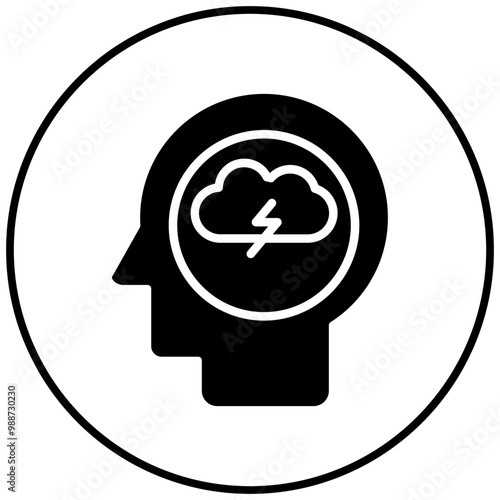 Tension vector icon. Can be used for Archery iconset.