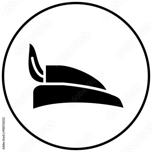 Hat vector icon. Can be used for Archery iconset.