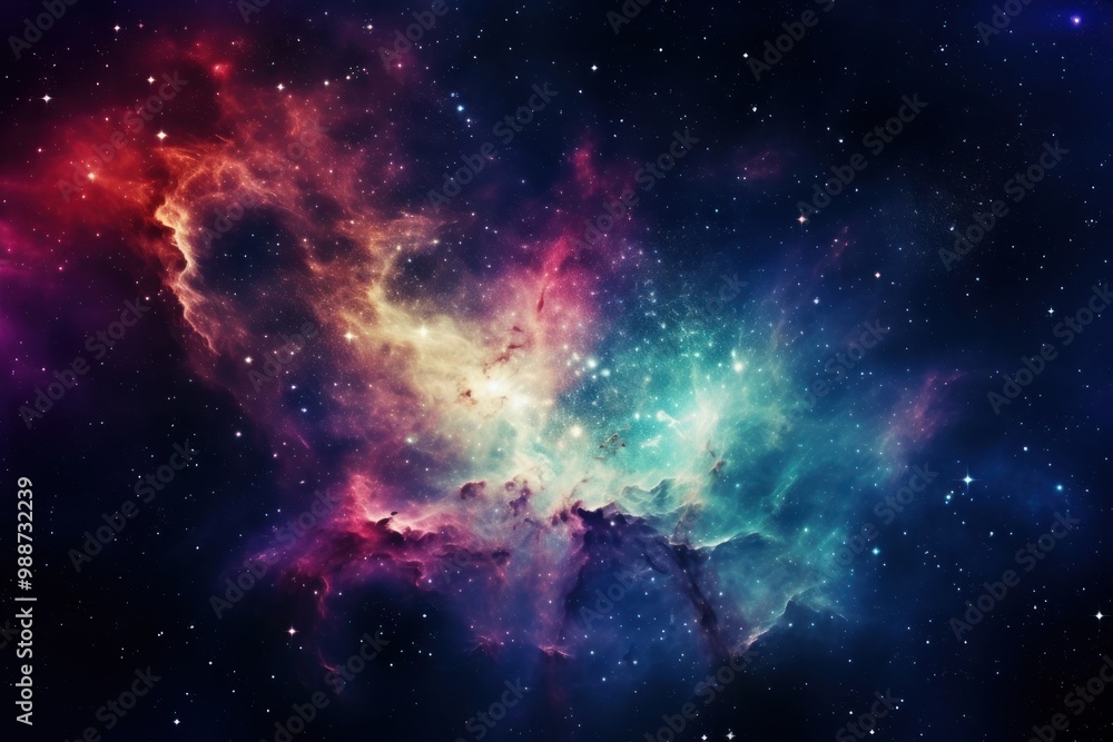 Fototapeta premium Space galaxy space astronomy universe.