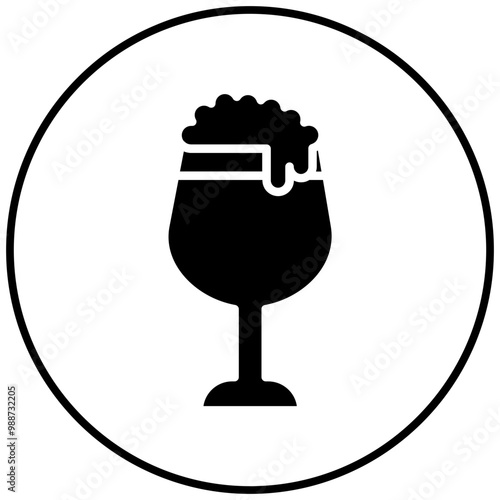 Craft Beer vector icon. Can be used for Bowling iconset.