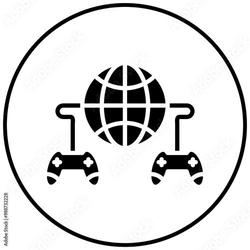 Multiplayer Games vector icon. Can be used for Bowling iconset.