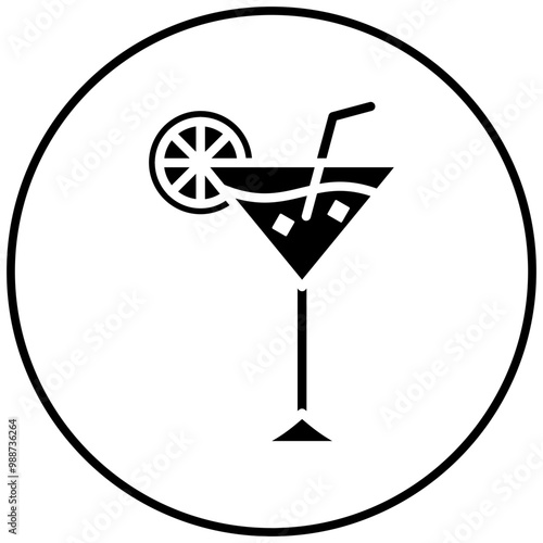 Daiquiri vector icon. Can be used for Beverages iconset.