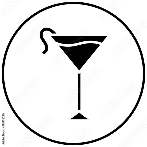 Cosmopolitan vector icon. Can be used for Beverages iconset.