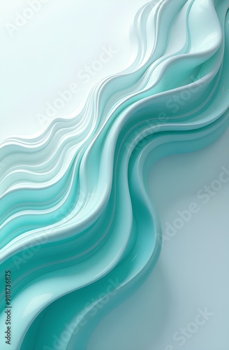 abstract blue wave