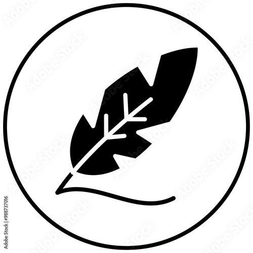 Writing Feather vector icon. Can be used for Medieval iconset.