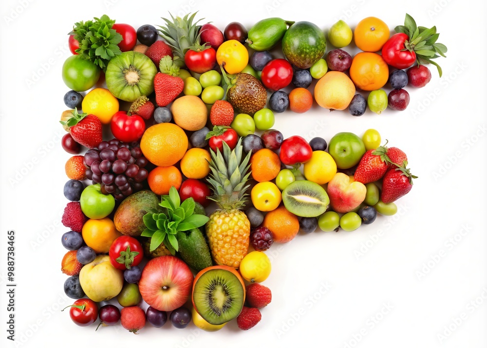 Fresh, colorful fruits beginning with the letter F showcase nature's vibrant bounty, offering a delightful array of Fresh, colorful fruits beginning with the letter F showcase nature's vibrant bounty, offering a delightful array of