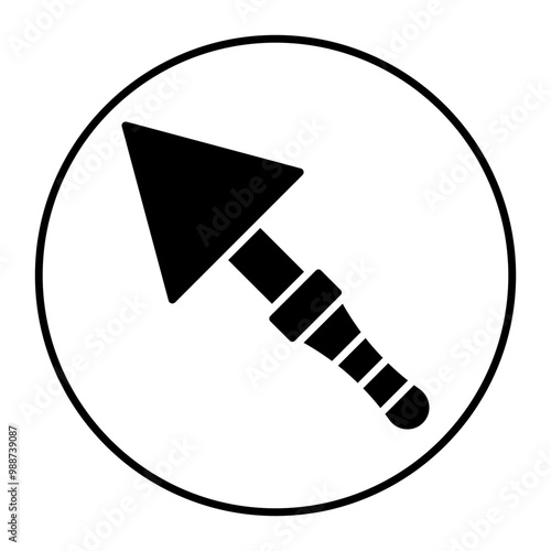 Trowel vector icon. Can be used for Home Improvements iconset.