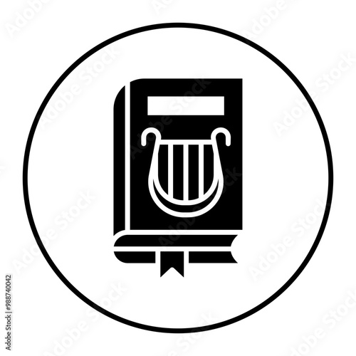 Classic Literature vector icon. Can be used for Literature iconset. photo