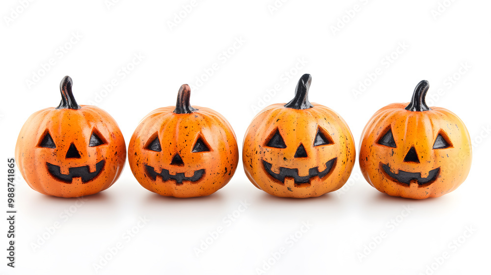 Kawaii Halloween: Cute Pumpkins, Ghosts, Bats & Cats with Colorful Backgrounds Kawaii Halloween: Cute Pumpkins, Ghosts, Bats & Cats with Colorful Backgrounds