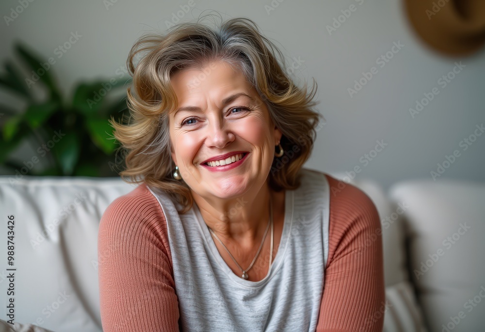 portrait of a smiling woman portrait of a smiling woman