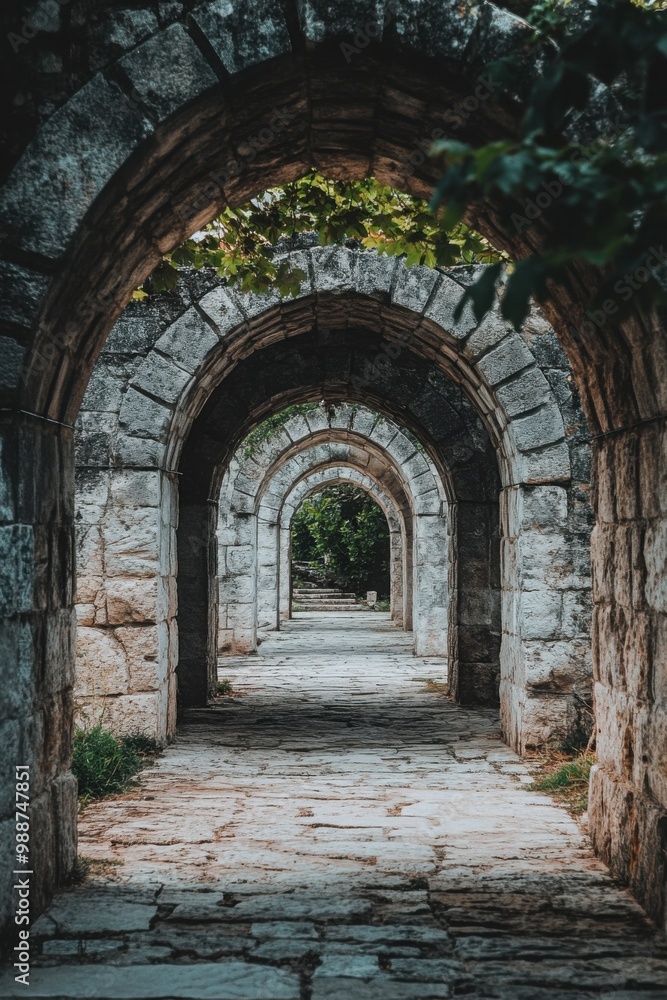 The minimalistic mobile wallpaper of a Stone archway The minimalistic mobile wallpaper of a Stone archway