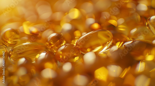 close up of fish oil