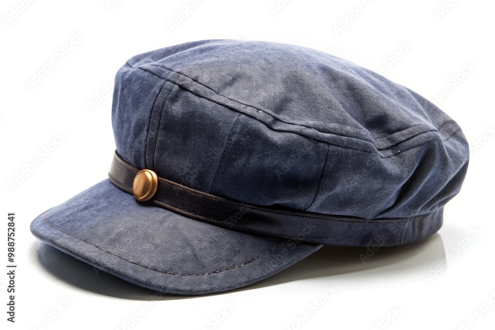 Retro-styled paperboy hat tilted at a jaunty angle, adjustable strap for a comfortable fit, and a vintage-inspired faded navy blue hue that adds a touch of nostalgia. Retro-styled paperboy hat tilted at a jaunty angle, adjustable strap for a comfortable fit, and a vintage-inspired faded navy blue hue that adds a touch of nostalgia.