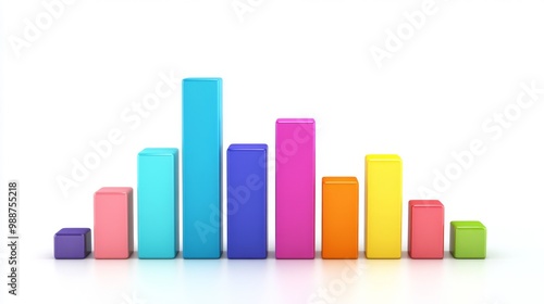 A bar chart infographic in vibrant colors on a white background, showcasing business growth, market share, or product comparisons. Free Download A bar chart infographic in vibrant colors on a white background, showcasing business growth, market share, or product comparisons. - GFXLoad