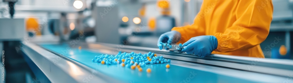 Close-up of industrial machines shredding plastic into pellets for reuse, highlighting recycling innovation plastic waste processing, machinery technology Close-up of industrial machines shredding plastic into pellets for reuse, highlighting recycling innovation plastic waste processing, machinery technology
