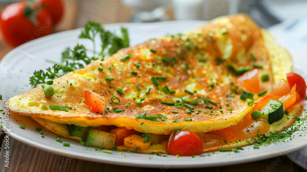 Delicious Vegetable Omelette - Healthy Breakfast Recipe Delicious Vegetable Omelette - Healthy Breakfast Recipe