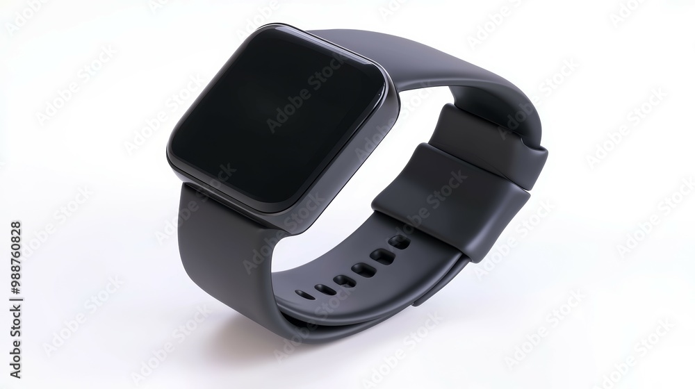 A fitness tracker with a digital readout A fitness tracker with a digital readout