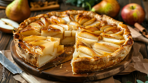 Delicious Pear Pie with Flaky Crust - Perfect Dessert Recipe