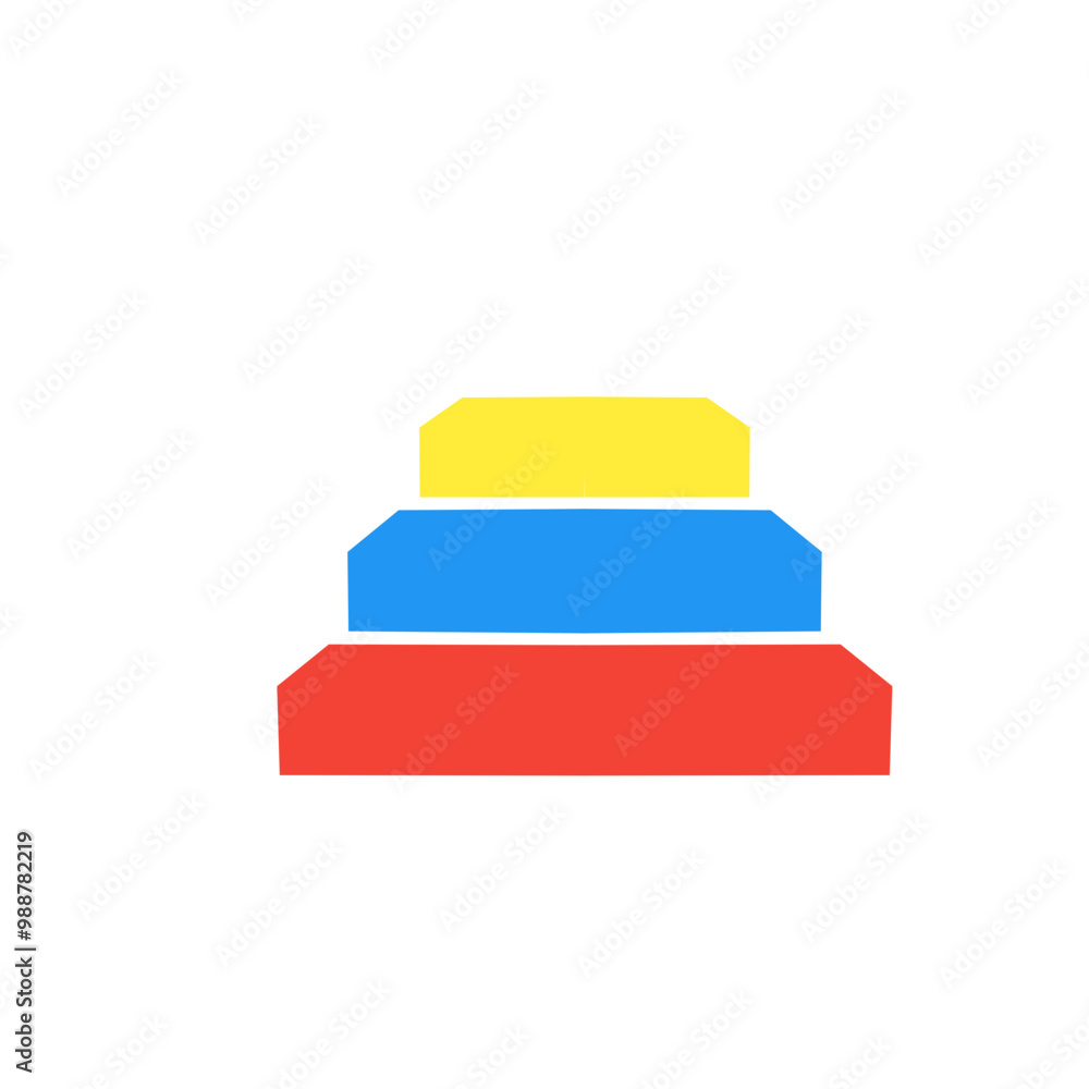rainbow stairs vector elements rainbow stairs vector elements