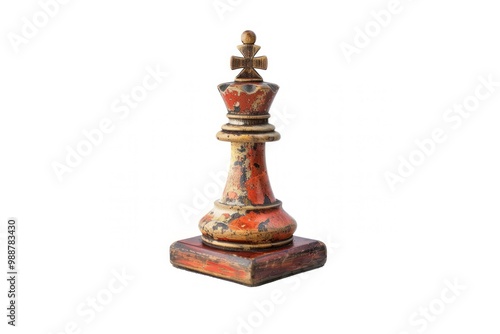 Vintage chess piece decor