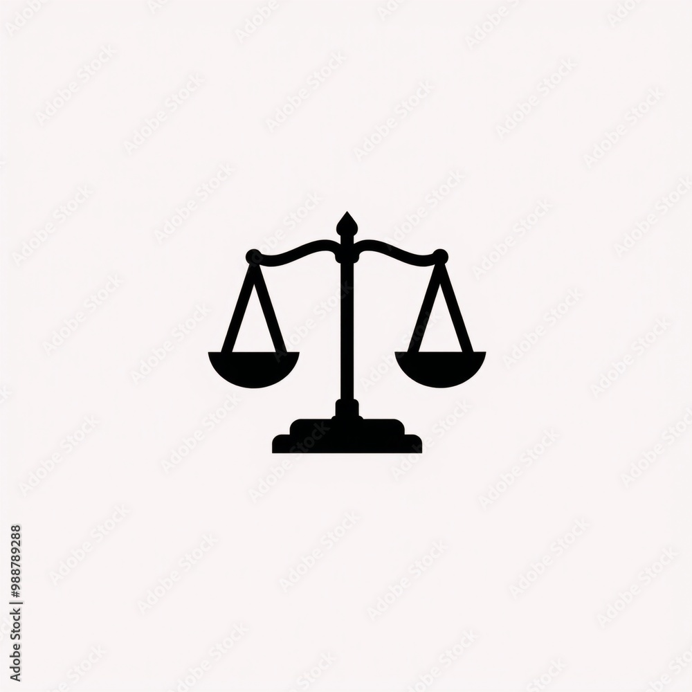 a black and white image of a scale of justice a black and white image of a scale of justice