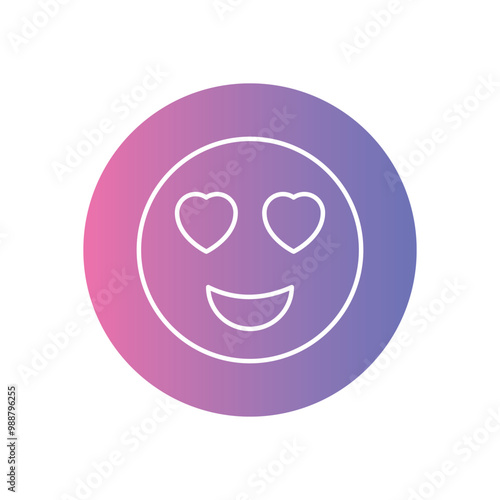 Emoji vector icon stock illustration