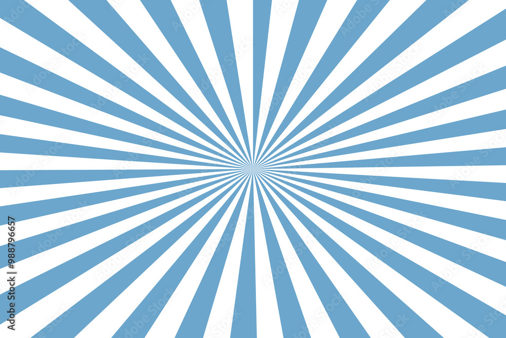 Fototapeta premium SkyBlue Sunburst for the background. flag of japanese. The rising sun..