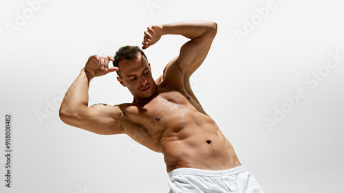 Quadro su tela Strong, relief body