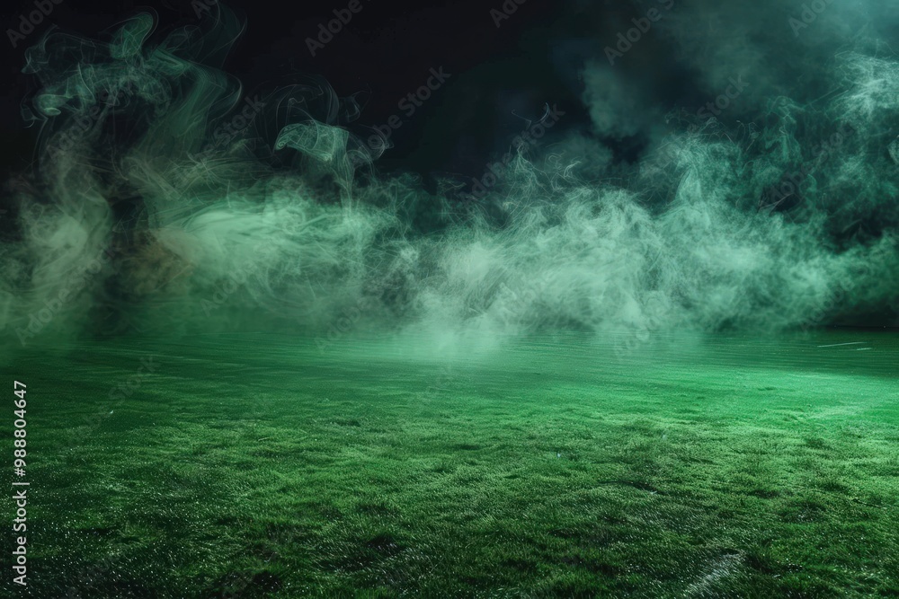Green smoke field, dark ground, toxic black fog, bad stadium mist, green grass cloud, soccer night field, poison dust, floating sport, dirty transparent, olive hues, Green smoke field, dark ground, toxic black fog, bad stadium mist, green grass cloud, soccer night field, poison dust, floating sport, dirty transparent, olive hues,