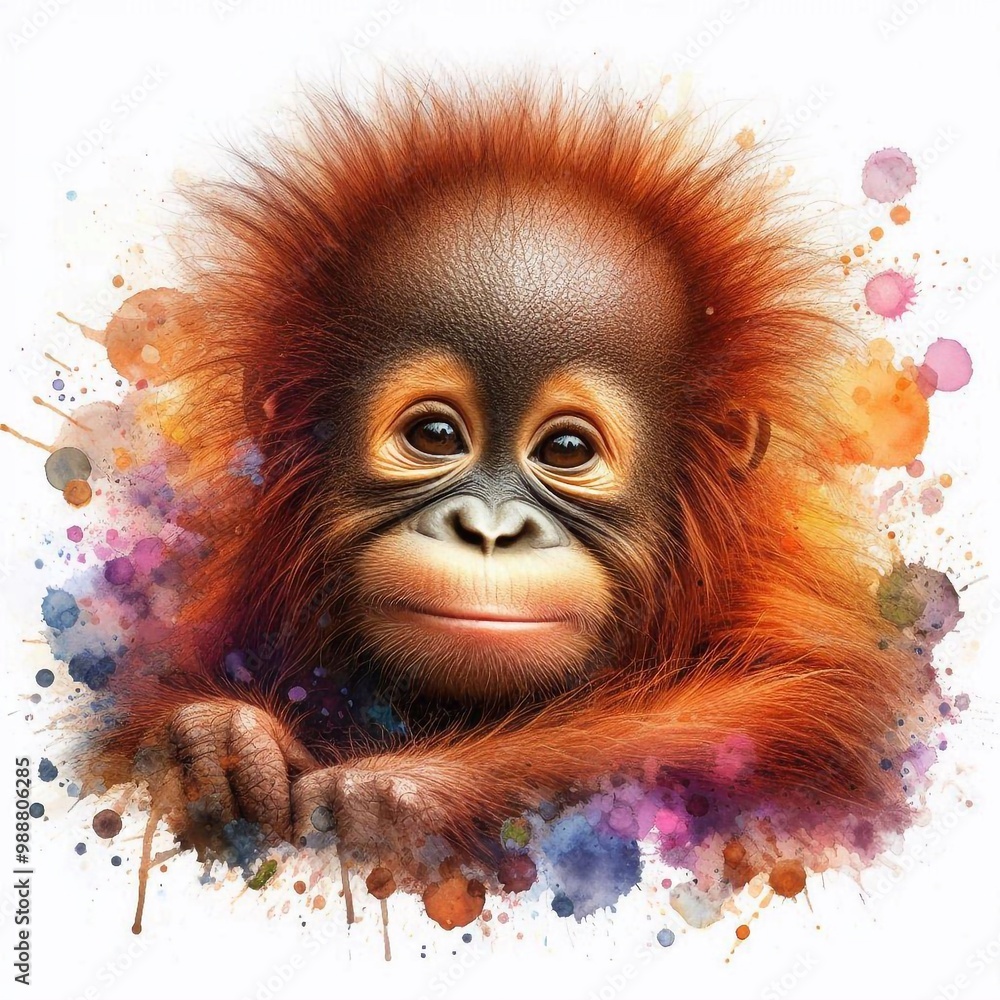 Orang Utan Baby Orang Utan Baby