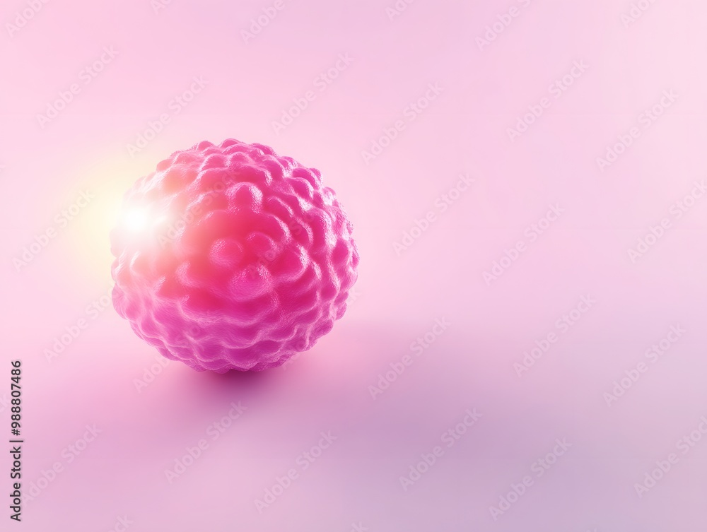Artistic Interpretation of Breast Cancer Cell Artistic Interpretation of Breast Cancer Cell