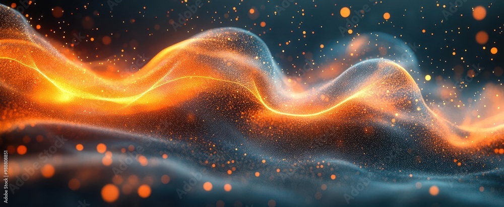 abstract data cloud visualization with swirling nanoparticles forming intricate 3d patterns in a virtual space abstract data cloud visualization with swirling nanoparticles forming intricate 3d patterns in a virtual space
