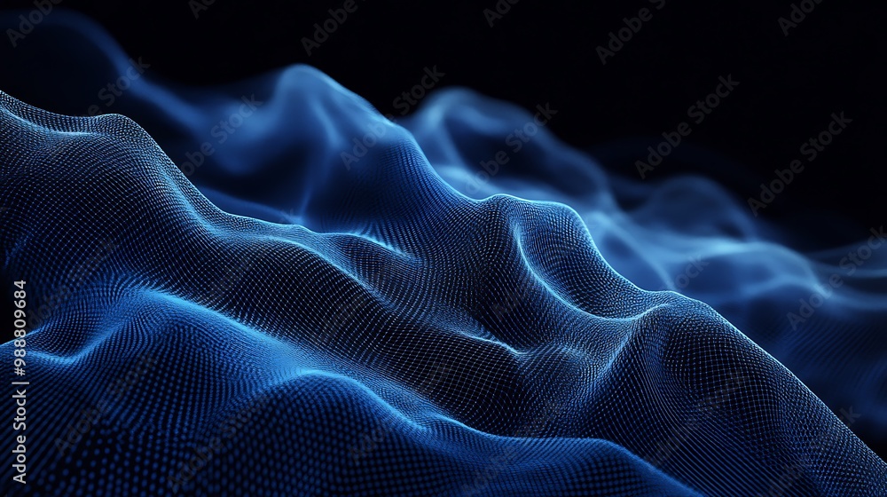 Obraz premium Futuristic Technology: Abstract Digital Interfaces, Data Networks, and AI Conceptual Art