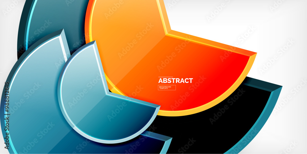 Trendy round shapes with triangular angle design element. Vector Illustration For Wallpaper, Banner, Background, Card, Book Illustration, landing page Trendy round shapes with triangular angle design element. Vector Illustration For Wallpaper, Banner, Background, Card, Book Illustration, landing page
