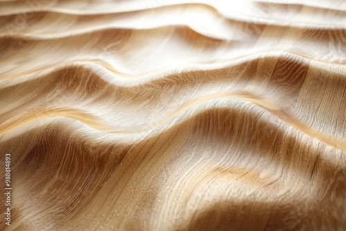 Abstract Wood Grain with Wavy Texture photo