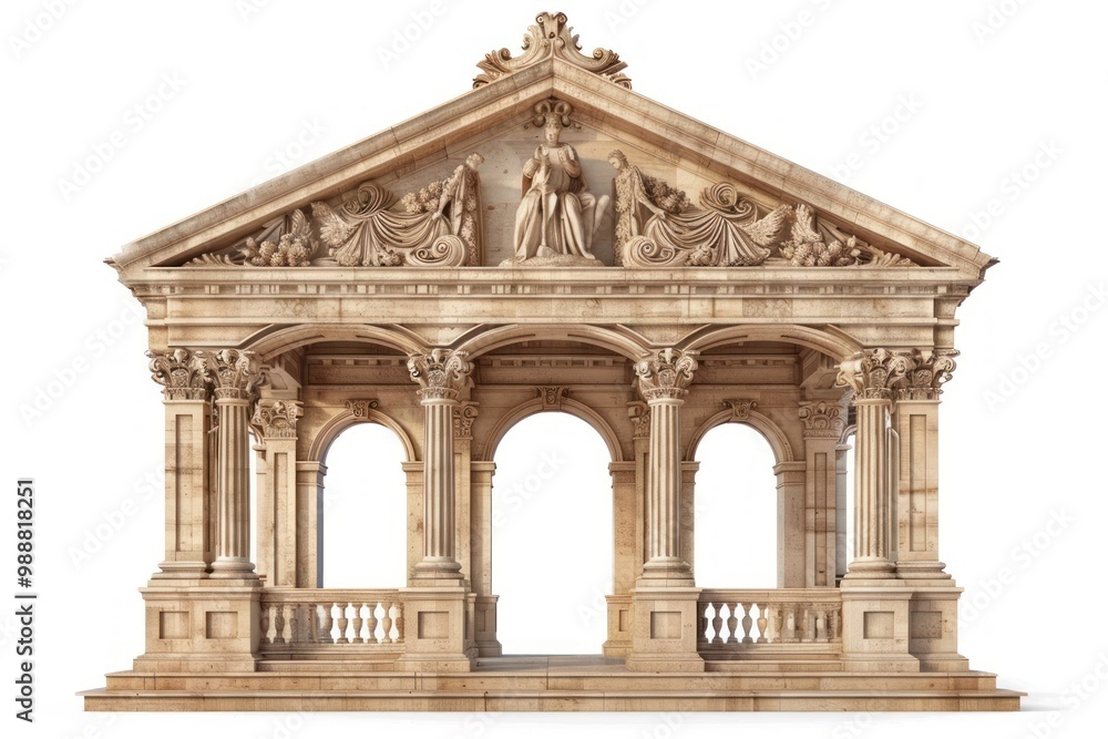 Obraz premium Elegant classical architectural structure