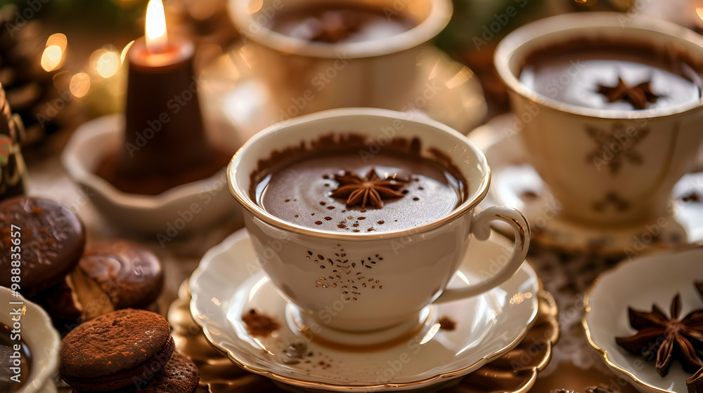 Cozy Hot Chocolate with Star Anise Cozy Hot Chocolate with Star Anise