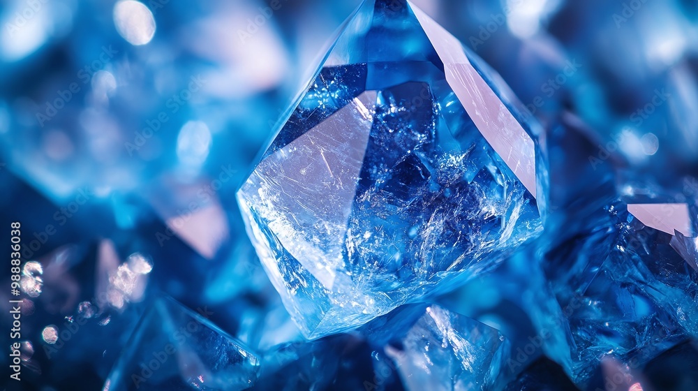 translucent ice or blue crystal-like gemstones with angular facets reflecting light beautifully and creating a luminous sparkling effect perfect for elegant and radiant designs translucent ice or blue crystal-like gemstones with angular facets reflecting light beautifully and creating a luminous sparkling effect perfect for elegant and radiant designs