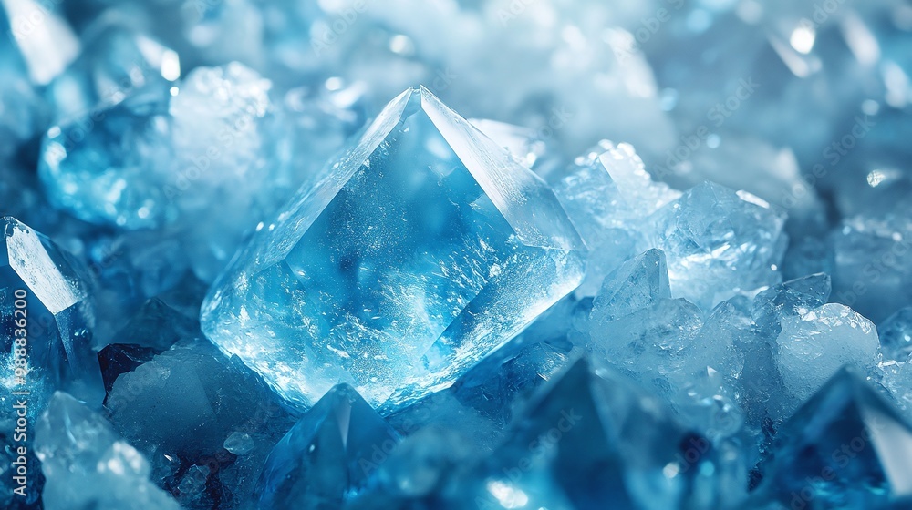 translucent ice or blue crystal-like gemstones with angular facets reflecting light beautifully and creating a luminous sparkling effect perfect for elegant and radiant designs translucent ice or blue crystal-like gemstones with angular facets reflecting light beautifully and creating a luminous sparkling effect perfect for elegant and radiant designs