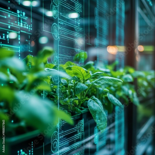 AI Managing Urban Vertical Farming Technology