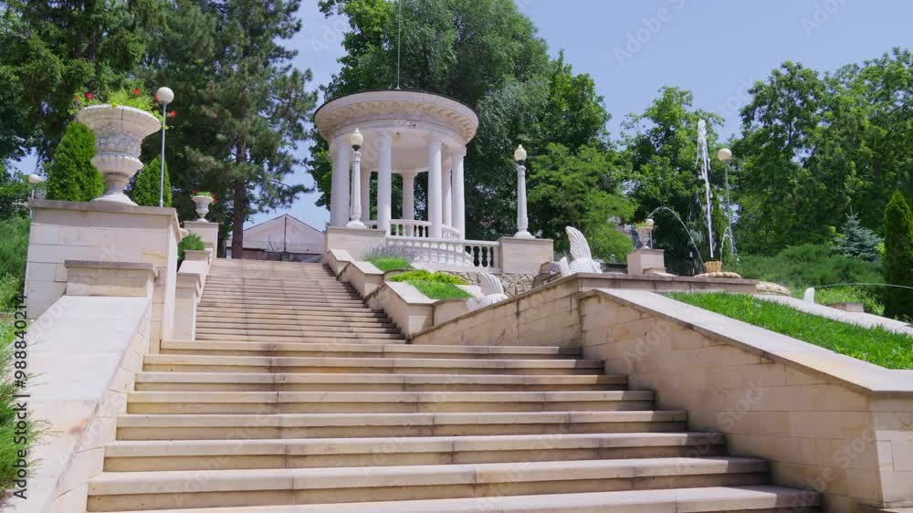 city park in summer season, beautiful view, nature with architecture and fountains
city park in summer season, beautiful view, nature with architecture and fountains