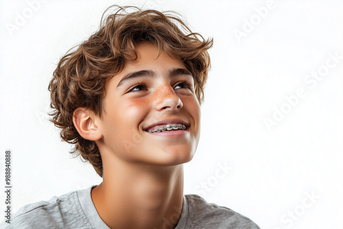 portrait of a man with braces
