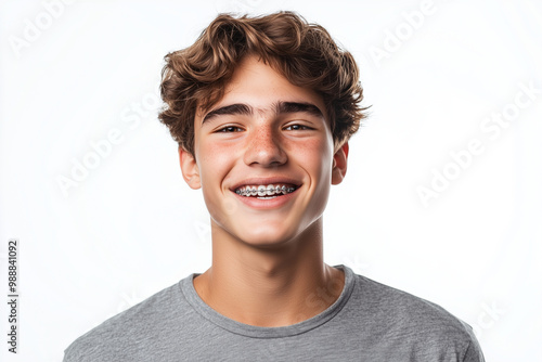 portrait of a man with braces