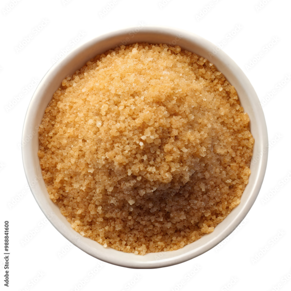 Brown sugar isolated on transparent background Brown sugar isolated on transparent background